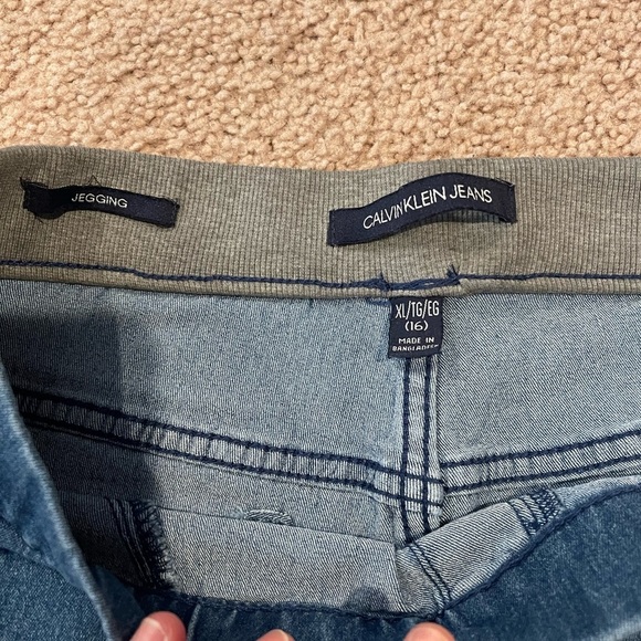 Women's CALVIN KLEIN Jeggings Stretch - Picture 5 of 11